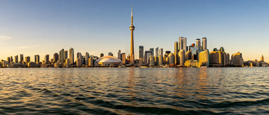 Toronto skyline at sunset — serving the Greater Toronto Area